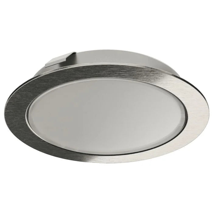 LED Downlight 12 V, Ø 65 mm Loox5 LED 2047
Rated IP20, Stainless steel coloured, warm white 3000 K