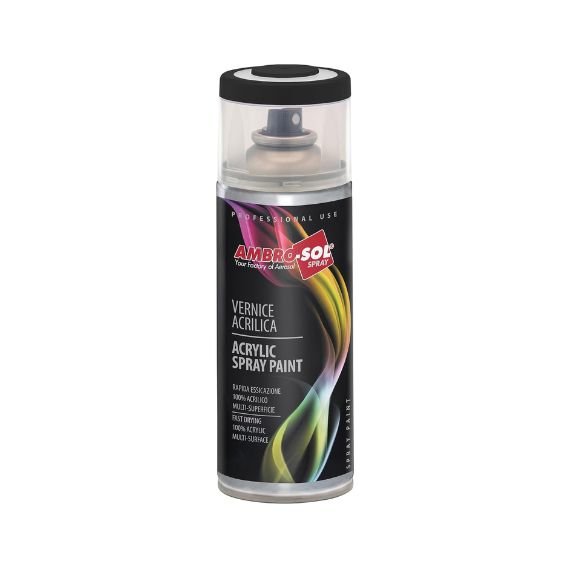 SPRAY CLEAR VARNISH BLACK GLOSS