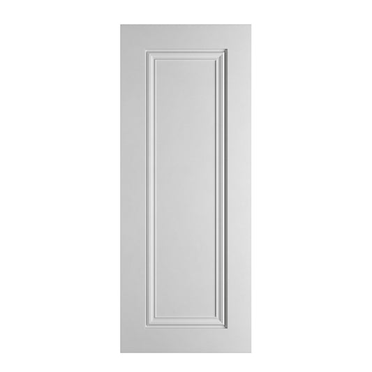 CHARLESTON 1 PANEL WHITE PRIMED DOOR