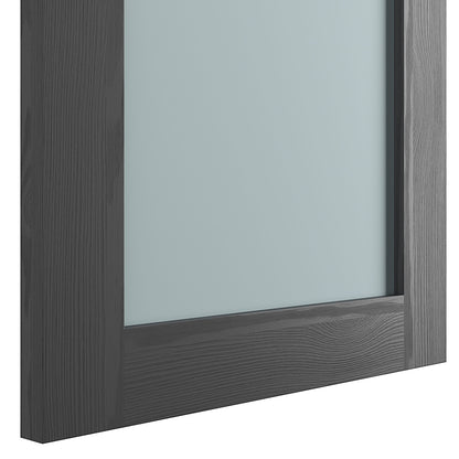 NOLITA GREY OPAQUE GLASS PRE-FINISH DOOR