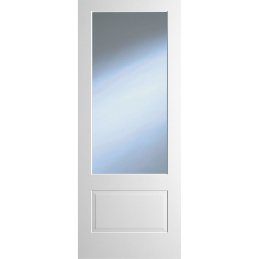 DOVER 1P/1L CLEAR GLAZED WHITE PRIMED DOOR