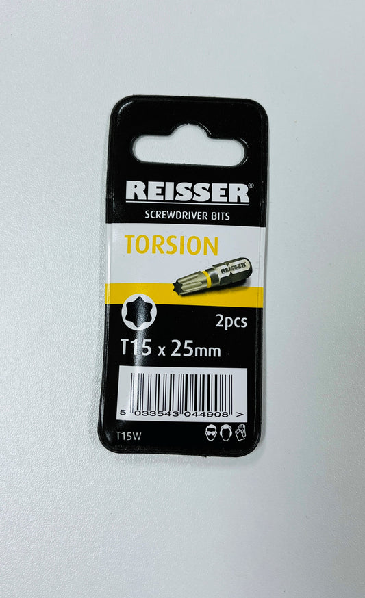 REISSER TORSION BIT TORX T15 2PK