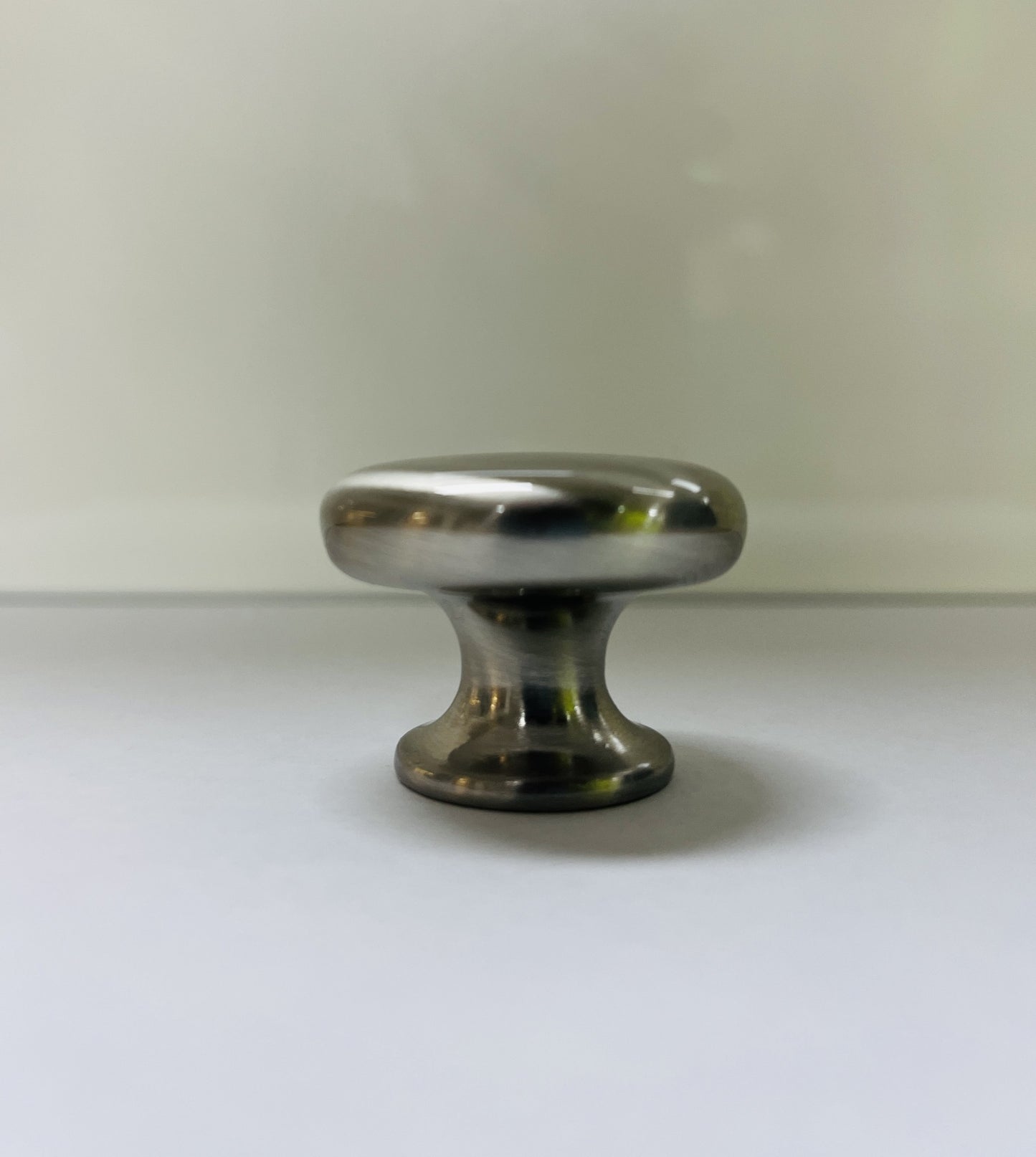 Flat Top Satin Nickel Knob 33mm