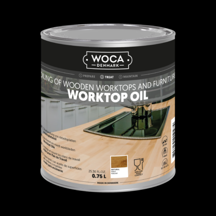 WOCA WORKTOP OIL  NATURAL .75LT