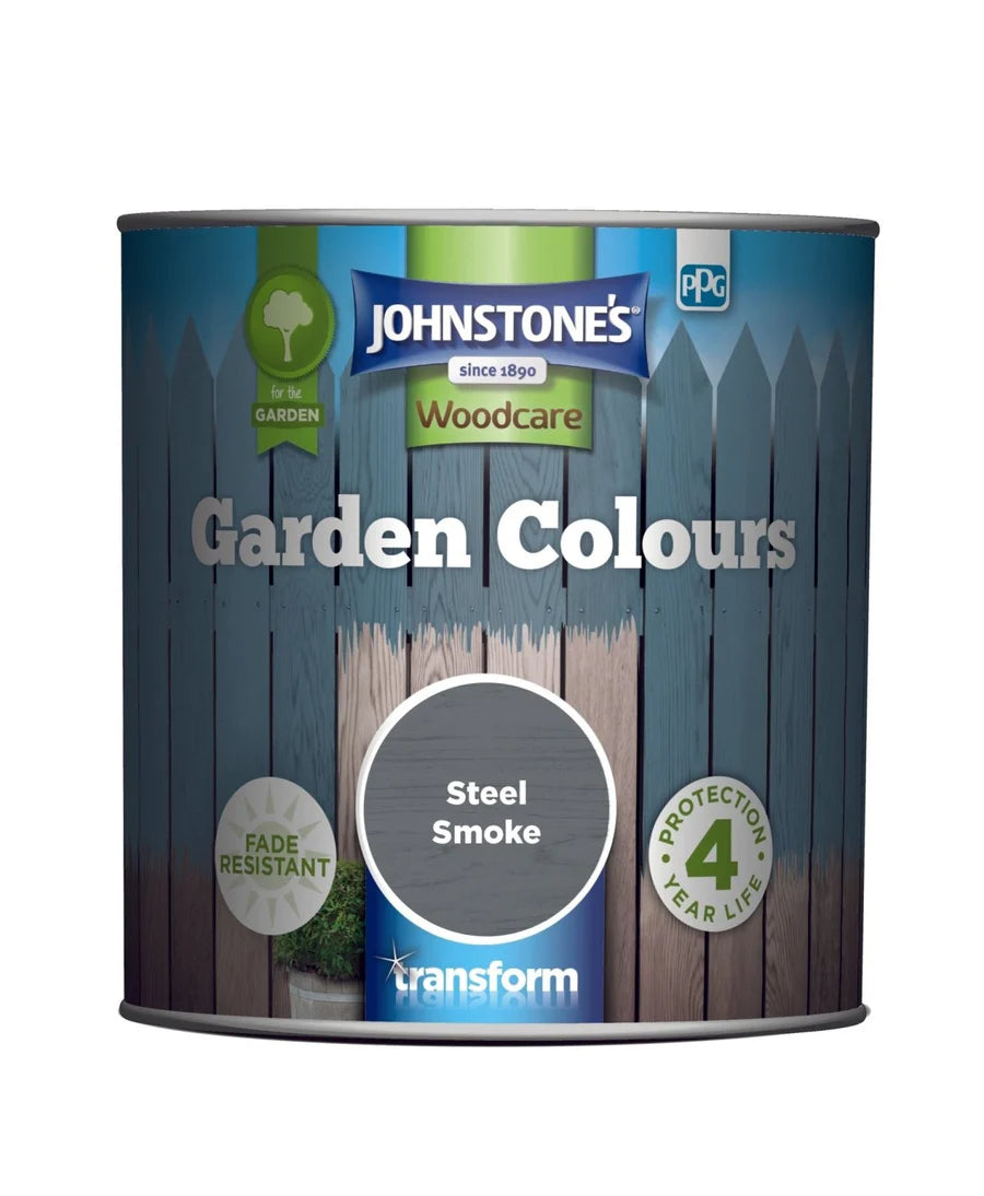 JOHNSTONE'S GARDEN COLOURS STEEL SMOKE 1LT