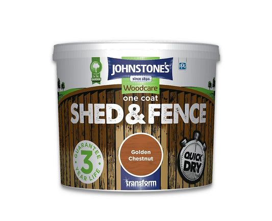 JOHNSTONE'S SHED & FENCE GOLDEN CHESTNUT 5LT