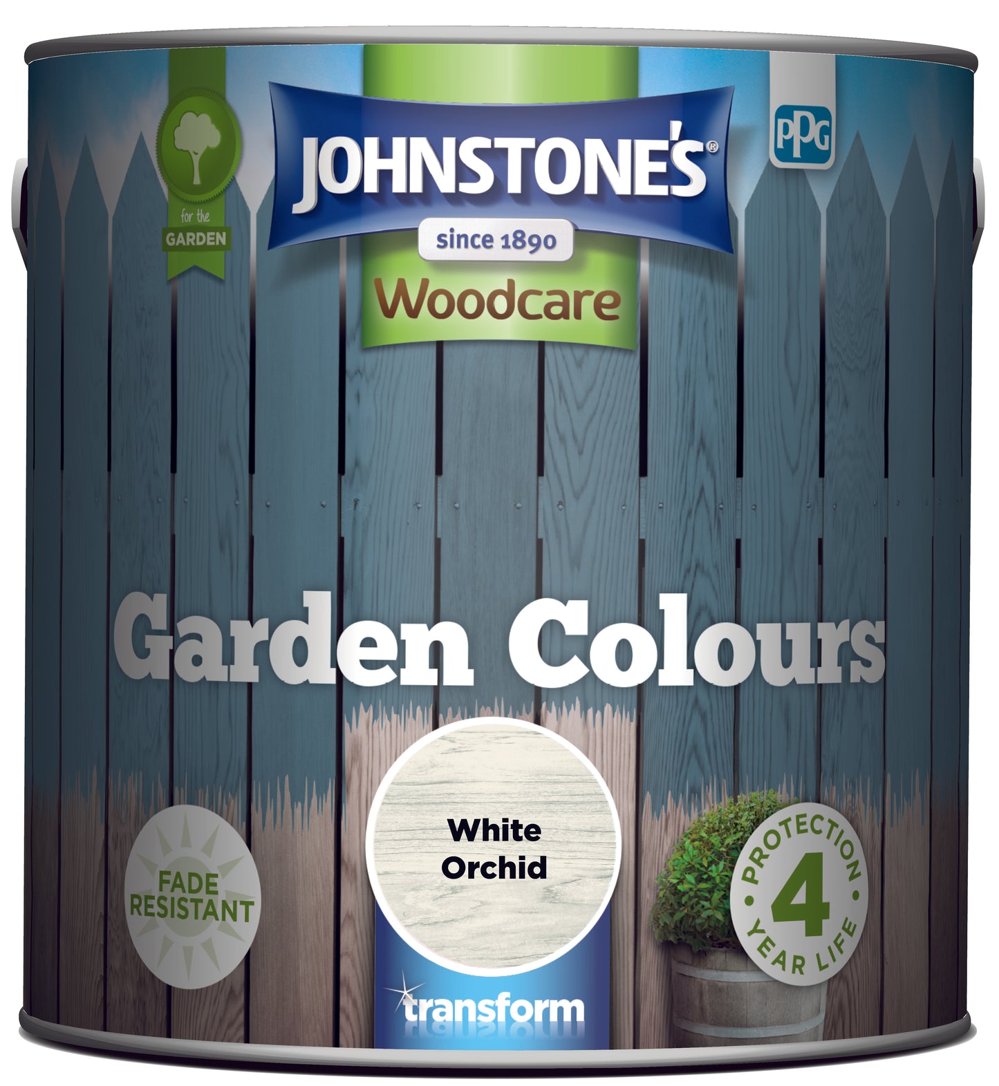 JOHNSTONE'S GARDEN COLOURS WHITE ORCHID 2.5LT