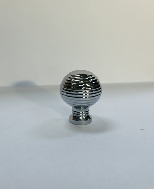 Queen Ann Beehive Knob Chrome 28mm