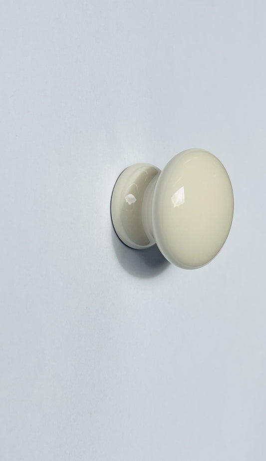 Cream Ceramic Knob 35mm