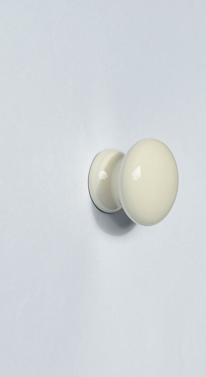 Cream Ceramic Knob 35mm