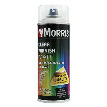 SPRAY CLEAR VARNISH MATT MORRIS