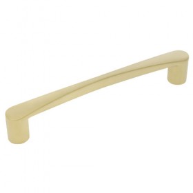 TAPERED CHUNKY D HANDLE SATIN BRASS 160MM