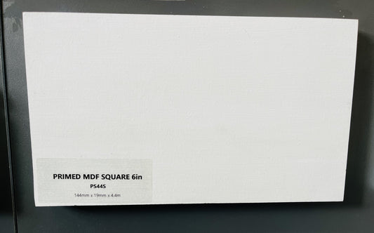 Primed M.D.F. Square Skirting 144mm X 4.4mt