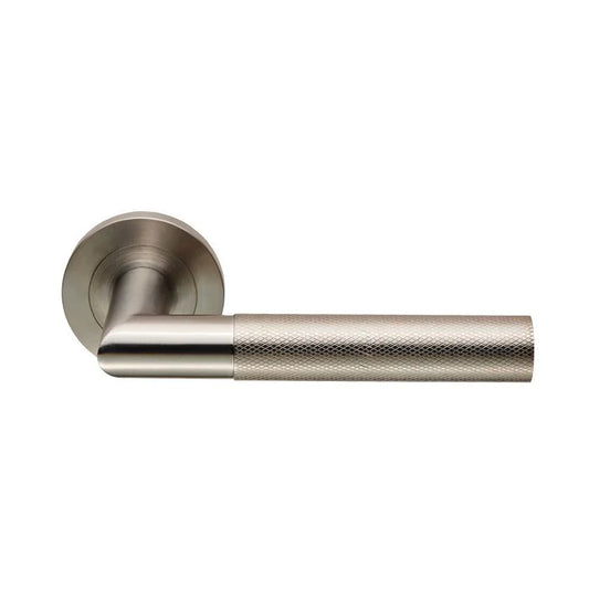 Sonnato Milan Sc Knurled Lever On Rose C/W Escutcheon