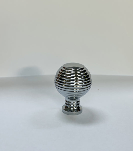 Queen Ann Beehive Knob Chrome 38mm